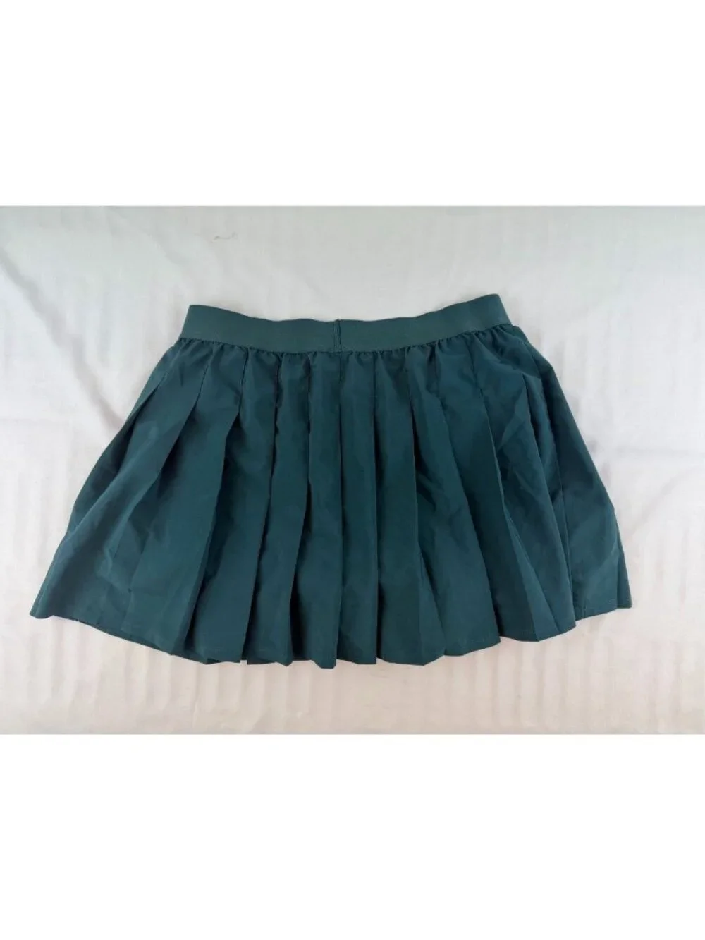 Alo Varsity Tennis Skirt Color Midnight Green Sz Medium - Picture 4 of 8